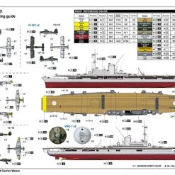 05633 | Trumpeter 1/350 Weser Aircraft Carrier Plastic Model Kit -Outlet Crafted Scale Store TRU 05633 3 1200x800 1