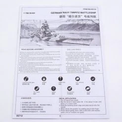 05712 | Trumpeter 1/700 German Tirpitz 1944 Battleship Plastic Model Kit -Outlet Crafted Scale Store TRU 05712 54 1200x800 1