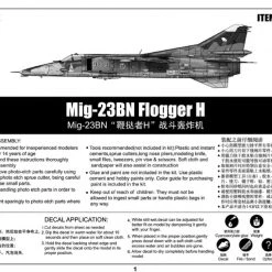 05801 | Trumpeter 1/48 Mig-23BN Flogger H Jet Scaled Plastic Model Kit -Outlet Crafted Scale Store TRU 05801 54 1200x800 1