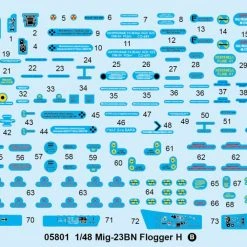05801 | Trumpeter 1/48 Mig-23BN Flogger H Jet Scaled Plastic Model Kit -Outlet Crafted Scale Store TRU 05801 60 1200x800 1