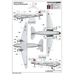 05813 | Trumpeter 1/48 CNAC N41CQ Douglas DC-3 Transport Plane Scaled Plastic Model Kit -Outlet Crafted Scale Store TRU 05813 03 1200x800 1