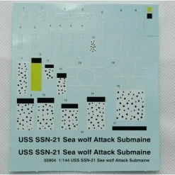 05904 | Trumpeter 1/144 USS Seawolf SSN-21 Attack Submarine Plastic Model Kit -Outlet Crafted Scale Store TRU 05904 52 1200x800 1
