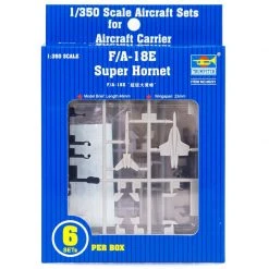 06221 | Trumpeter 1/350 F/A-18E Super Hornet Aircraft Sets (6Pcs) For Aircraft Carrier Scaled Plastic Model Kit