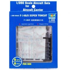 06236 | Trumpeter 1/350 F-14B/D Super Tomcat Aircraft Sets (6Pcs) For Aircraft Carrier Scaled Plastic Model Kit