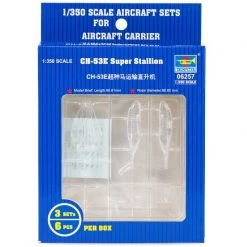 06257 | Trumpeter 1/350 CH-53E Super Stallion Helicopter (6Pcs) For Aircraft Carrier Scaled Plastic Model Kit