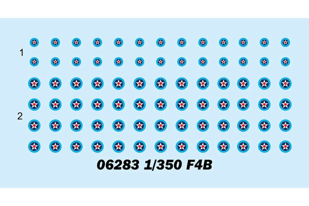 06283 | Trumpeter 1/350 Boeing P-12/F4B Fighter Aircraft Set (12Pcs) Scaled Plastic Model Kit 3 06283 | Trumpeter 1/350 Boeing P-12/F4B Fighter Aircraft Set (12Pcs) Scaled Plastic Model Kit - Image 3