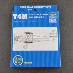 06284 | Trumpeter 1/350 T4M Torpedo Bomber Aircraft Set (12Pcs) Scaled Plastic Model Kit