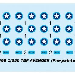 06408 | Trumpeter 1/350 TBF Avenger Bomber (Pre-Painted) Aircraft Sets (4Pcs) Scaled Plastic Model Kit -Outlet Crafted Scale Store TRU 06408 02 1200x800 1