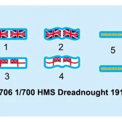 06704 | Trumpeter 1/700 HMS Dreadnought 1907 Battleship Plastic Model Kit -Outlet Crafted Scale Store TRU 06704 67 1200x800 1
