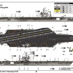 06716 | Trumpeter 1/700 USS John F. Kennedy CV-67 Aircraft Carrier Plastic Model Kit