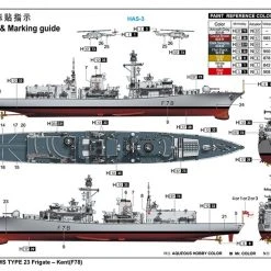 06719 | Trumpeter 1/700 British Royal Navy HMS Type 23 Kent (F78) Frigate Scaled Plastic Model Kit -Outlet Crafted Scale Store TRU 06719 03 1200x800 1