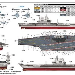 06725 | Trumpeter 1/700 PLA Navy Type 002 Aircraft Carrier Plastic Model Kit -Outlet Crafted Scale Store TRU 06725 05 1200x800 1