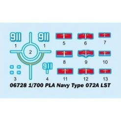 06728 | Trumpeter 1/700 Chinese Navy 72A Tank Landing Ship Scaled Plastic Model Kit -Outlet Crafted Scale Store TRU 06728 02 1200x800 1