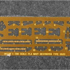 06730 | Trumpeter 1/700 Chinese Navy Type 052C Guided Missile Destroyer Scaled Plastic Model Kit -Outlet Crafted Scale Store TRU 06730 06 1200x800 1