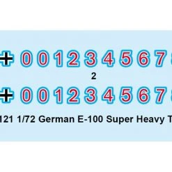 07121 | Trumpeter 1/72 German E-100 Super Heavy Tank Scaled Plastic Model Kit -Outlet Crafted Scale Store TRU 07121 53 1200x800 1