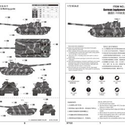 07122 | Trumpeter 1/72 German Jagdpanzer E-100 Self-Propelled Gun Scaled Plastic Model Kit -Outlet Crafted Scale Store TRU 07122 54 1200x800 1