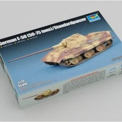 07123 | Trumpeter 1/72 German E-50 (50-75 Tons/Standardpanzer) Tank W/ 107mm Zis-6 Scaled Plastic Model Kit -Outlet Crafted Scale Store TRU 07123 59 1200x800 1