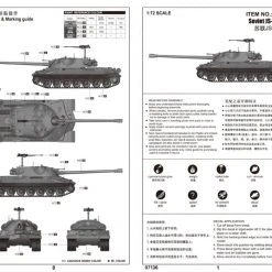 07136 | Trumpeter 1/72 Soviet JS-7 Tank Scaled Plastic Model Kit -Outlet Crafted Scale Store TRU 07136 54 1200x800 1