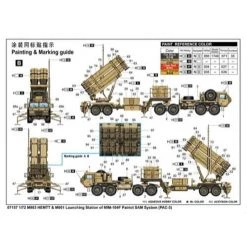 07157 | Trumpeter 1/72 M983 HEMTT And M901 Launching Station Of MIM-104F Patriot SAM System PAC-3 Scaled Plastic Model Kit -Outlet Crafted Scale Store TRU 071571 03 1200x800 1