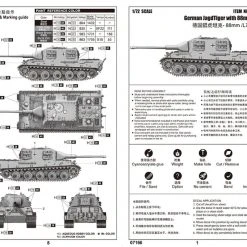07166 | Trumpeter 1/72 German Jagdtiger W/ 88mm L71 Tank Scaled Plastic Model Kit -Outlet Crafted Scale Store TRU 07166 04 1200x800 1
