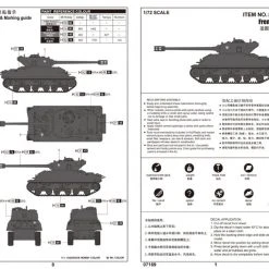 07169 | Trumpeter 1/72 French M4 Sherman Tank Scaled Plastic Model Kit -Outlet Crafted Scale Store TRU 07169 54 1200x800 1