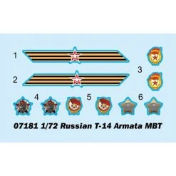 07181 | Trumpeter 1/72 Russian T-14 Armata MBT Scaled Plastic Model Kit -Outlet Crafted Scale Store TRU 07181 3 1200x800 1