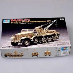 07251 | Trumpeter 1/72 German Sd.Kfz.9/1 6 Ton Crane Half-track Scaled Plastic Model Kit -Outlet Crafted Scale Store TRU 07251 52 1200x800 1