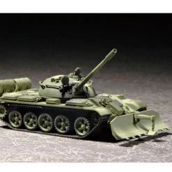 07284 | Trumpeter 1/72 T-55 Tank W/ BTU-55 Scaled Plastic Model Kit