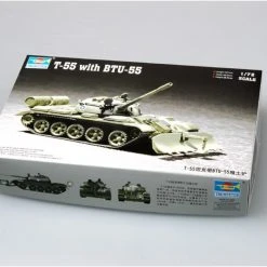 07284 | Trumpeter 1/72 T-55 Tank W/ BTU-55 Scaled Plastic Model Kit -Outlet Crafted Scale Store TRU 07284 53 1200x800 1