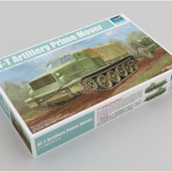 09501 | Trumpeter 1/35 Russian AT-T Artillery Prime Mover Tractor Scaled Plastic Model Kit -Outlet Crafted Scale Store TRU 09501 55 1200x800 1
