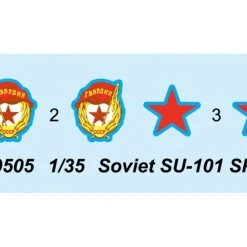 09505 | Trumpeter 1/35 Soviet SU-101 SPA Self-Propelled Gun Scaled Plastic Model Kit -Outlet Crafted Scale Store TRU 09505 53 1200x800 1