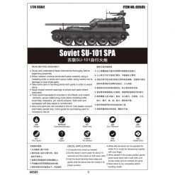 09505 | Trumpeter 1/35 Soviet SU-101 SPA Self-Propelled Gun Scaled Plastic Model Kit -Outlet Crafted Scale Store TRU 09505 60 1200x800 1