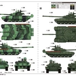 09510 | Trumpeter 1/35 Russian T-72B3M Main Battle Tank Scaled Plastic Model Kit -Outlet Crafted Scale Store TRU 09510 56 1200x800 1