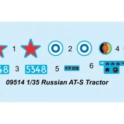 09514 | Trumpeter 1/35 Russian AT-S Artillery Tractor W/ ML-20 152mm Howitzer Scaled Plastic Model Kit -Outlet Crafted Scale Store TRU 09514 52 1200x800 1