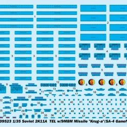 09523 | Trumpeter 1/35 Soviet 2K11A TEL W/ 9M8M Missile Krug-A Scaled Plastic Model Kit -Outlet Crafted Scale Store TRU 09523 53 1200x800 1