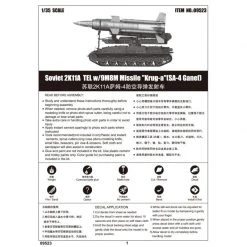 09523 | Trumpeter 1/35 Soviet 2K11A TEL W/ 9M8M Missile Krug-A Scaled Plastic Model Kit -Outlet Crafted Scale Store TRU 09523 64 1200x800 1