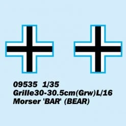 09535 | Trumpeter 1/35 Grille 30-30.cm (Grw) L/16 Morser Bar (BEAR) Self-Propelled Scaled Plastic Model Kit -Outlet Crafted Scale Store TRU 09535 53 1200x800 1
