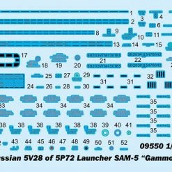 09550 | Trumpeter 1/35 Russian 5V28 Of 5P72 Launcher SAM-5 Scaled Plastic Model Kit -Outlet Crafted Scale Store TRU 09550 08 1200x800 1