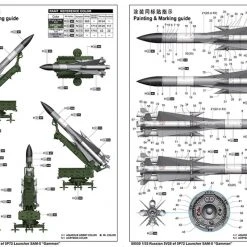 09550 | Trumpeter 1/35 Russian 5V28 Of 5P72 Launcher SAM-5 Scaled Plastic Model Kit -Outlet Crafted Scale Store TRU 09550 11 1200x800 1