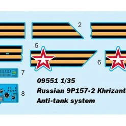 09551 | Trumpeter 1/35 Russian 9P157-2 Khrizantema-S Anti-Tank System Scaled Plastic Model Kit -Outlet Crafted Scale Store TRU 09551 03 1200x800 1