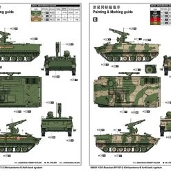09551 | Trumpeter 1/35 Russian 9P157-2 Khrizantema-S Anti-Tank System Scaled Plastic Model Kit -Outlet Crafted Scale Store TRU 09551 04 1200x800 1