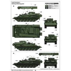 Trumpeter 09553 | Tamiya 1/35 Russian BREM-1 Armoured Recovery Vehicle Scaled Plastic Model Kit -Outlet Crafted Scale Store TRU 09553 15 1200x800 1