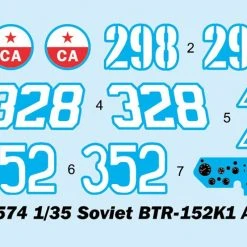 09574 | Trumpeter 1/35 Soviet BTR-152K1 APC Scaled Plastic Model Kit -Outlet Crafted Scale Store TRU 09574 02 1200x800 1