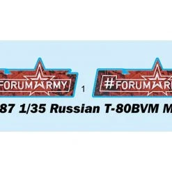 09587 | Trumpeter 1/35 Russian T-80BVM Battle Tank Scaled Plastic Model Kit -Outlet Crafted Scale Store TRU 09587 02 1200x800 1