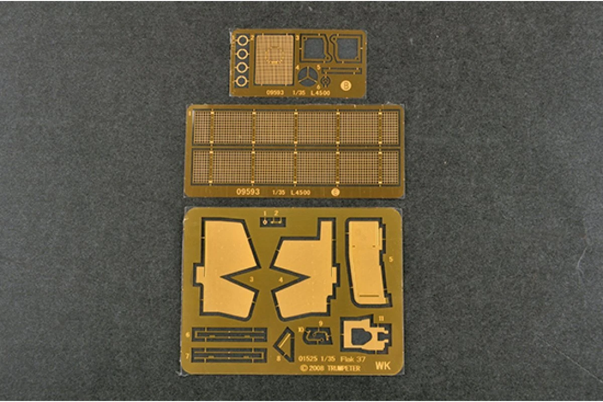 09593 | Trumpeter 1/35 L4500A Mit 3.7cm Flak 37 Scaled Plastic Model Kit 5 09593 | Trumpeter 1/35 L4500A Mit 3.7cm Flak 37 Scaled Plastic Model Kit - Image 5