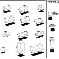 09815 | Trumpeter Model Plastic Display Case 364x186x121mm -Outlet Crafted Scale Store TRU 09815 53 1200x800 1