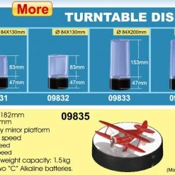 09830 | Trumpeter Model 3-inch Turntable Display -Outlet Crafted Scale Store TRU 09830 52 1200x800 1