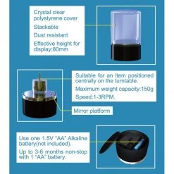 09832 | Trumpeter Model Plastic Display Turntable Case 84x130mm -Outlet Crafted Scale Store TRU 09832 52 1200x800 1