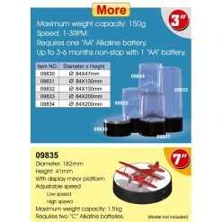 09832 | Trumpeter Model Plastic Display Turntable Case 84x130mm -Outlet Crafted Scale Store TRU 09832 53 1200x800 1