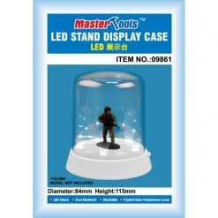 09861 | Trumpeter Model Plastic Display Case 84x115mm W/ LED -Outlet Crafted Scale Store TRU 09861 53 1200x800 1